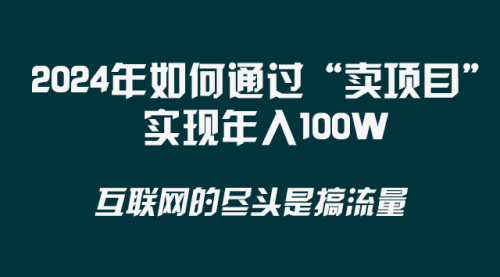 【副业项目8543期】2024年如何通过“卖项目”实现年入100W缩略图