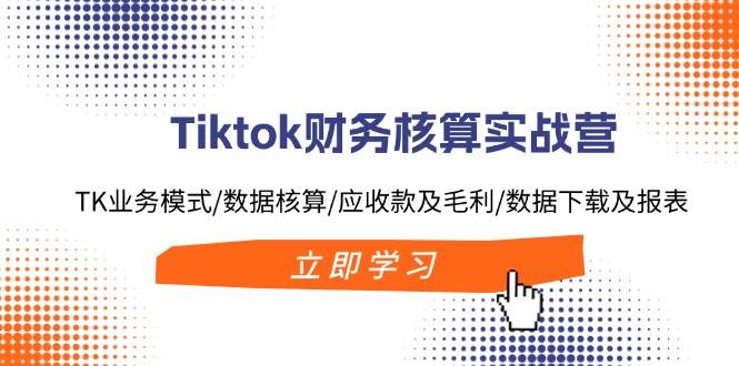 Tiktok财务核算实战营：TK业务模式/数据核算/应收款及毛利/数据下载及报表缩略图